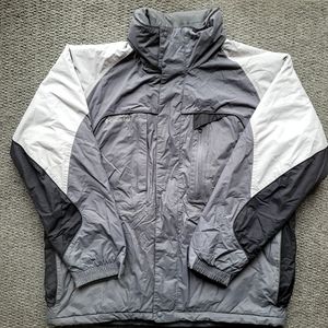 Columbia river lodge men's coat jacket size L raincoat nylon waterproof hooded E